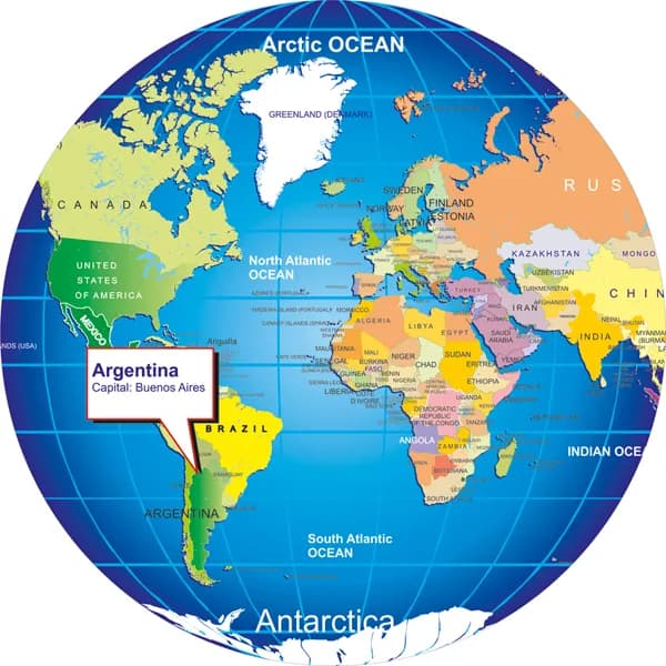 Gdzie dokładnie leży Argentyna? Poznaj jej położenie i sąsiadów na mapie