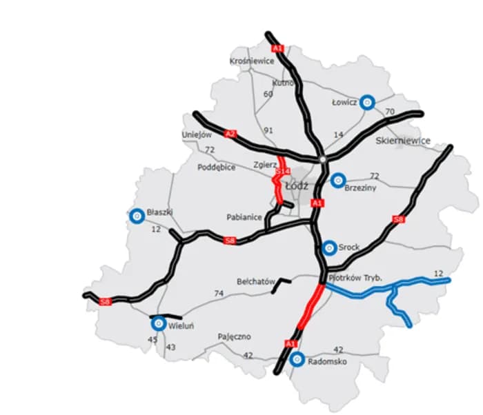 Mapa autostrad w Polsce | Najnowsza i dokładna mapa autostrad 2023