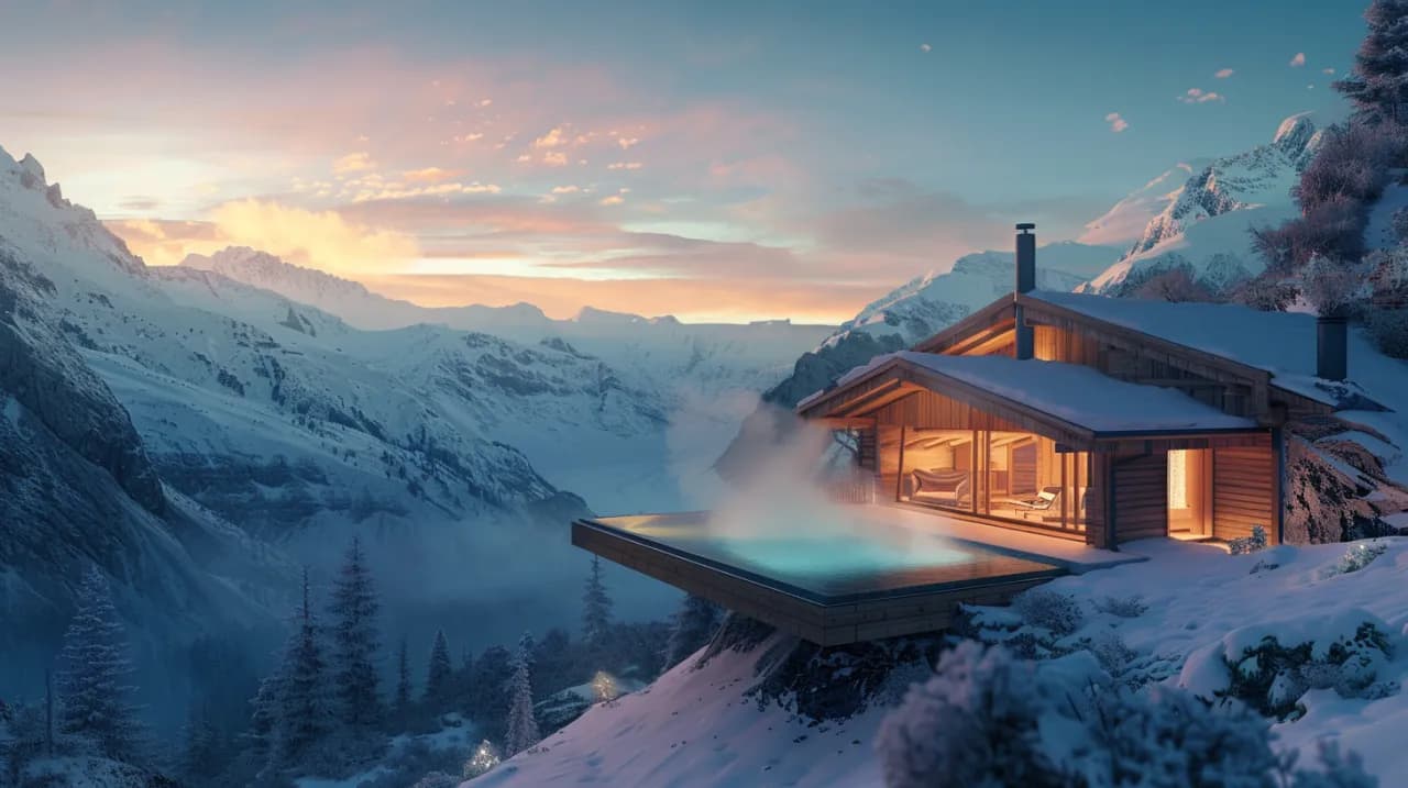 Luksusowe domki w górach z basenem - Wyjątkowe miejsca na relaks