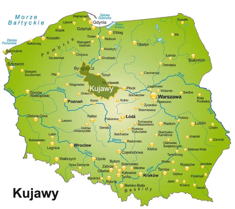 Gdzie dokładnie leżą Kujawy? Poznaj lokalizację i ciekawe fakty o regionie